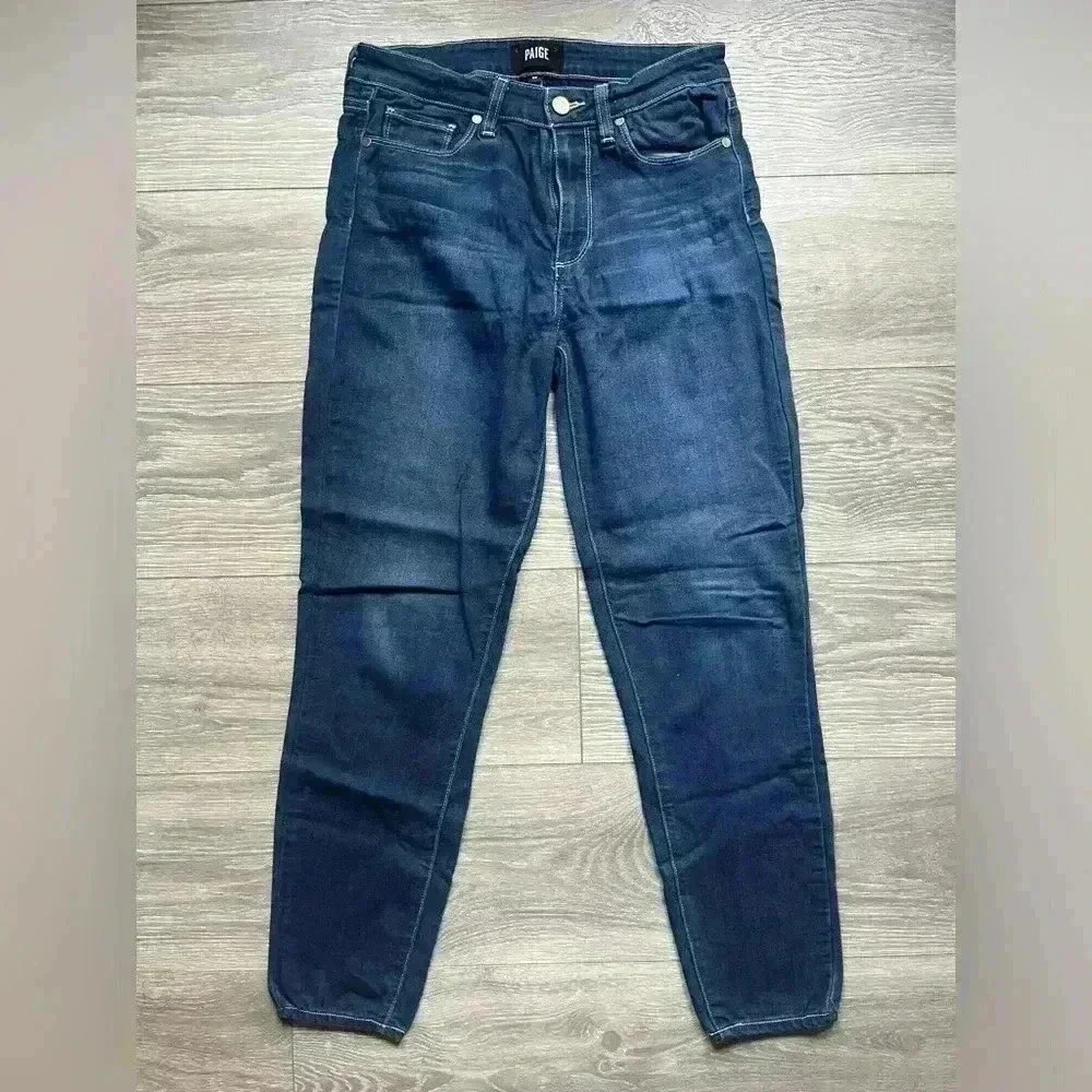PAIGE Denim Hoxton Ankle Skinny Jeans Blue Size 29